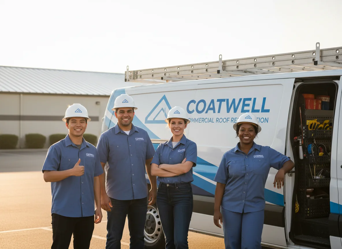 Commercial roof coating company in Paden, OK